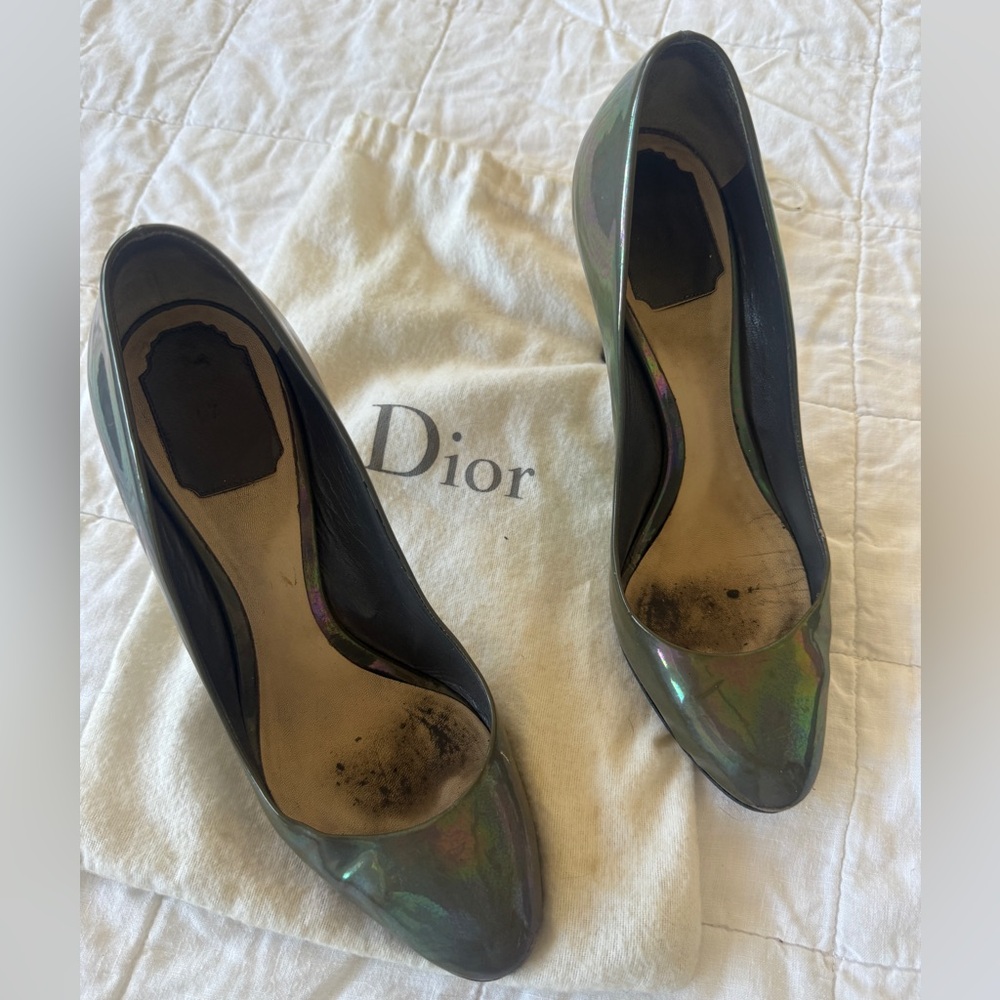 ✨ Dior Iridescent Patent Pumps | Size 40 | Well Loved & Statement ✨